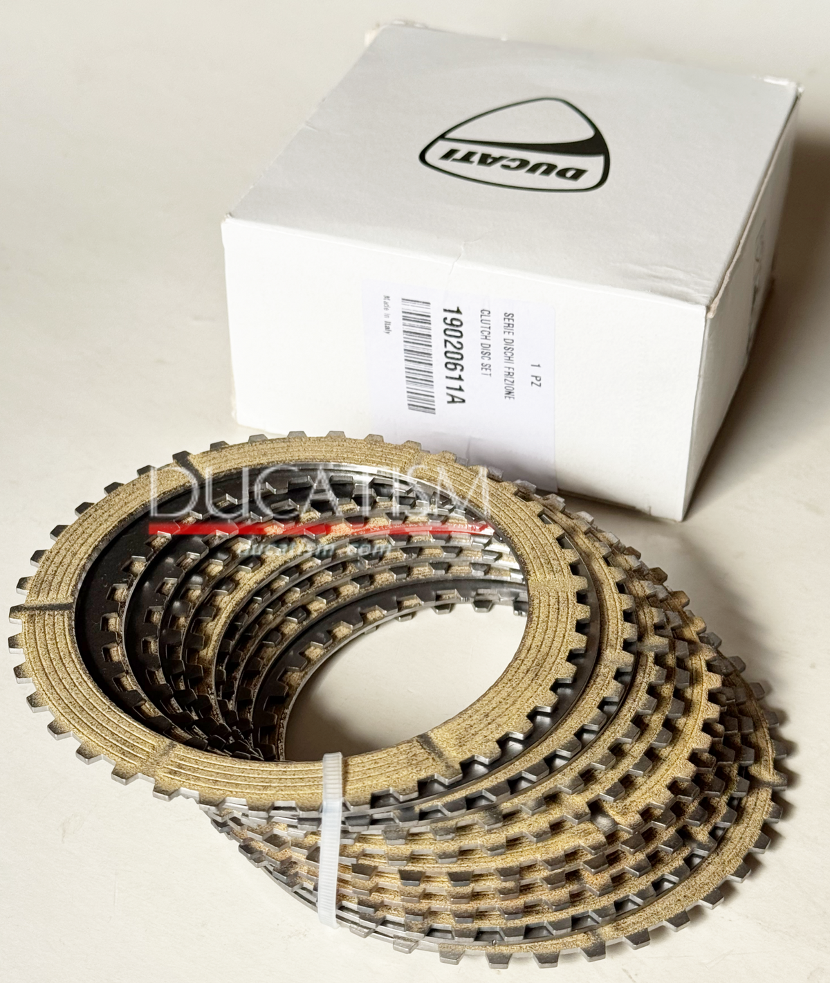 あすつく DUCATI 2023−2024 2026 Panigale V4R 40T 乾式クラッチディスクパック 19020611A STM SBK Evo 純正品