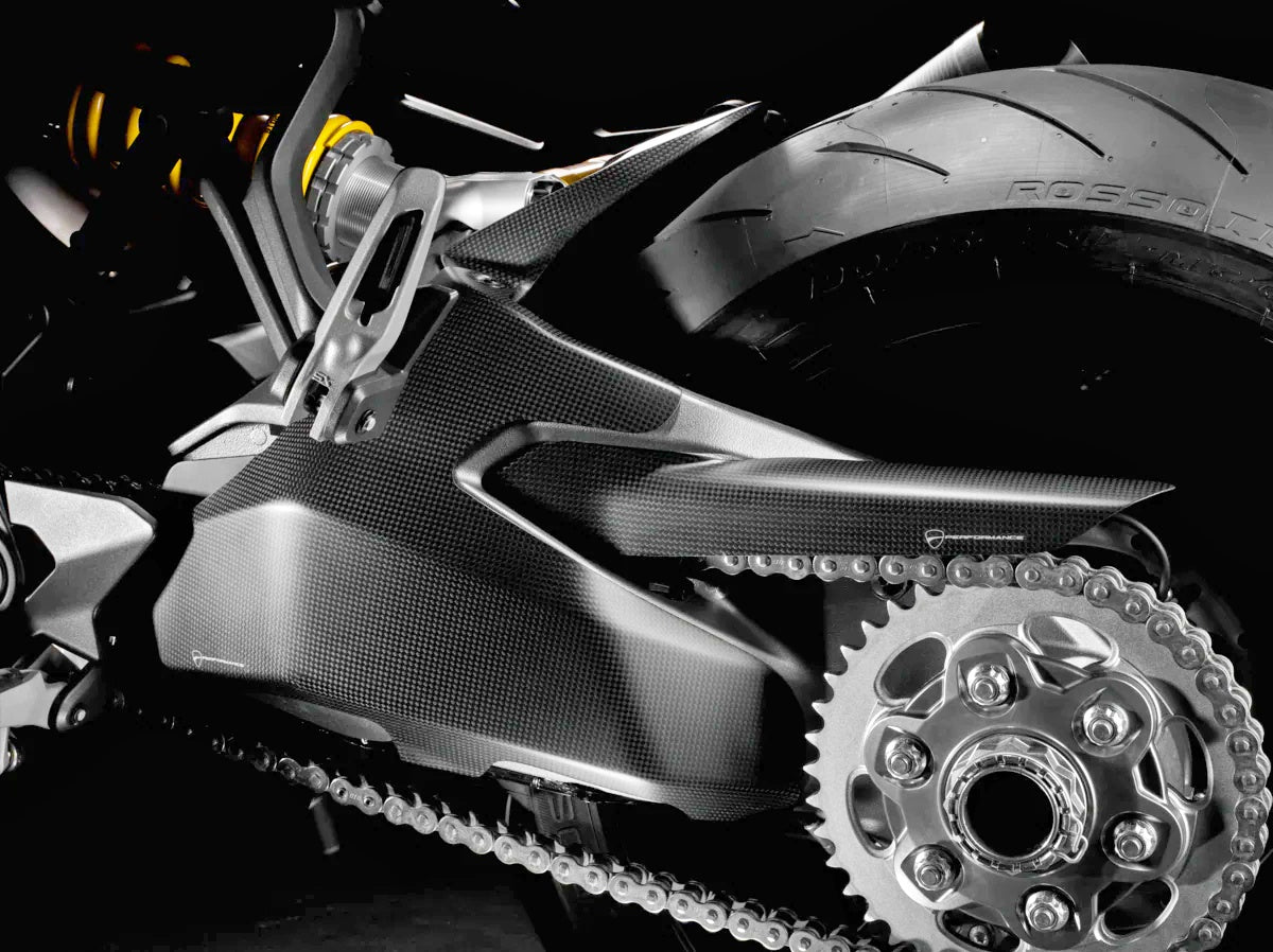 DUCATI スーパースポーツ 939 / 950 Monster1200 スイングアーム カーボン カバー ドゥカティ SuperSport DUCATI正規純正品 96980891A