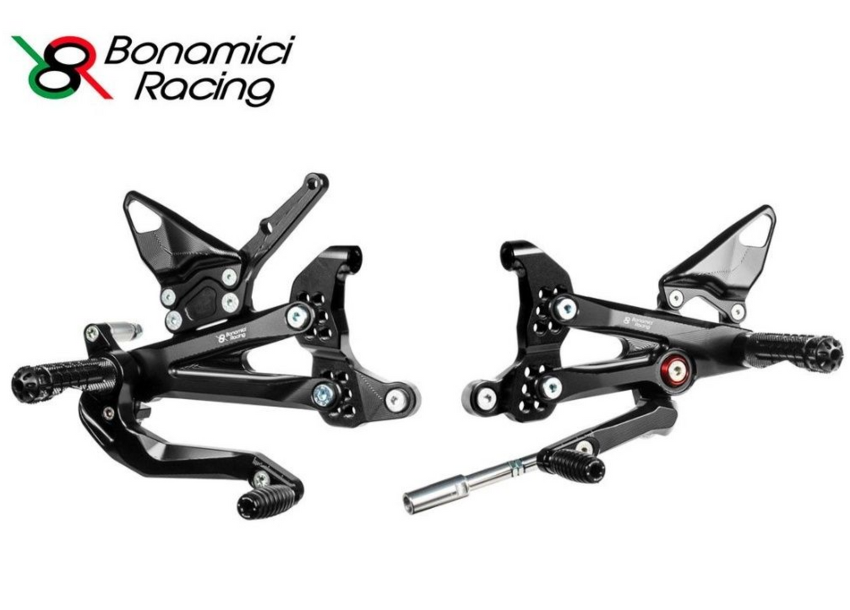 Italy in stock DUCATI Street Fighter V4 Bonamici Racing DSTR2 Bonamici Racing Adjustable Step Kit Ducati StreetFighterV4