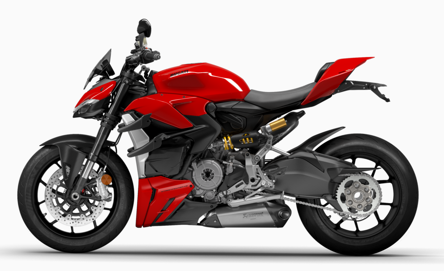 Italy in stock Ducati PanigaleV2 Titanium racing silencer 96481732AA DUCATI StreetFighterV2 Panigale DP Akrapovic