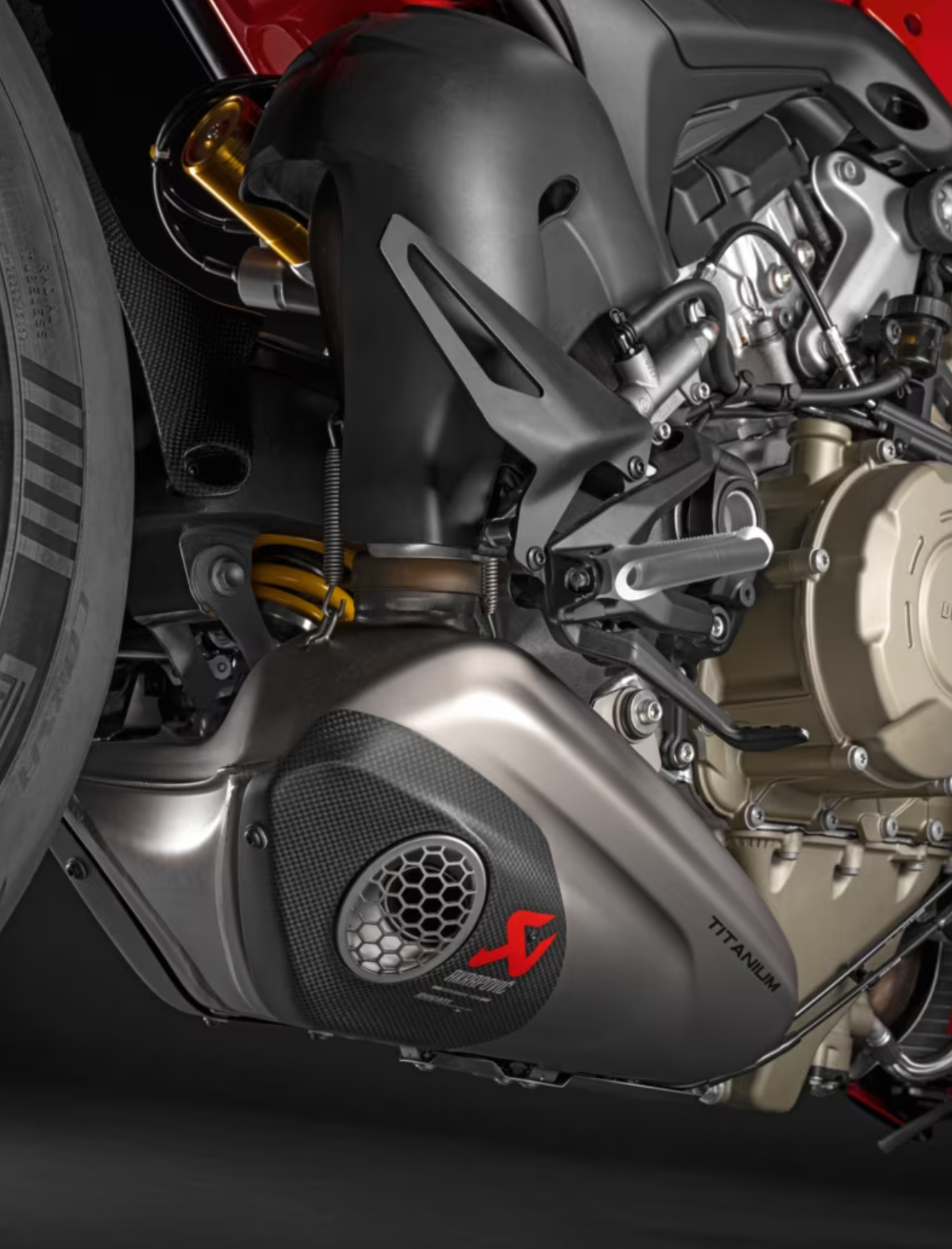 DUCATI Euro5 approved silencer PanigaleV4 StreetFighterV4 96481931AA 96481931BA Ducati genuine Panigale V4 Akrapovic Akrapovic