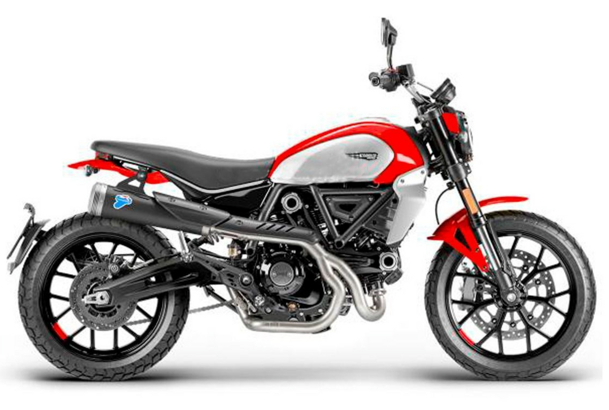 DUCATI 2023-2025 スクランブラー レーシング コンプリートエグゾースト テルミニョーニ ドゥカティ Scrambler 96482181AA Termignoni サイレンサー DP純正