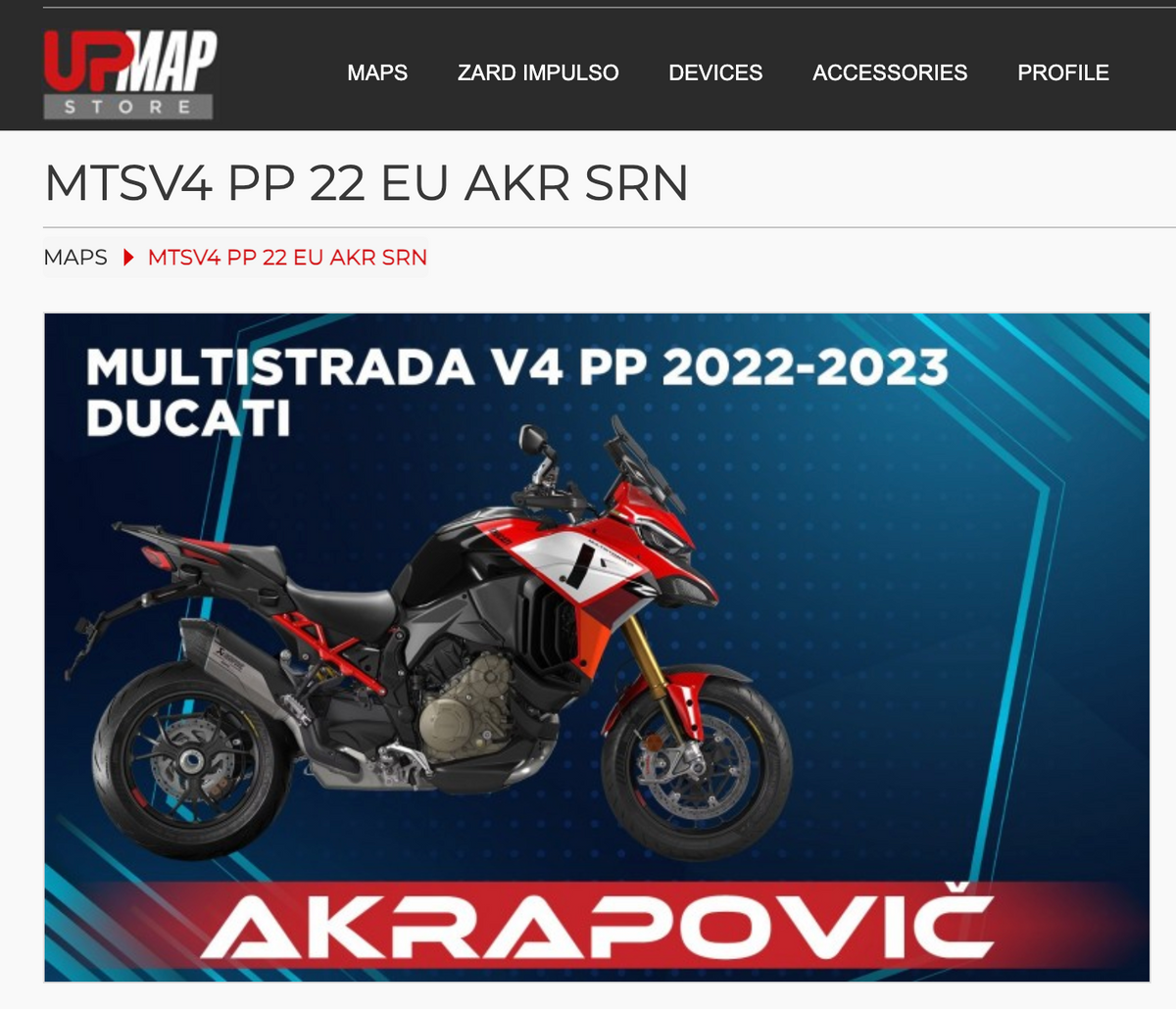 イタリア在庫あり DUCATI MultiStradaV4 コンプリートエグゾースト 96481791AA アクラポヴィッチ DP純正