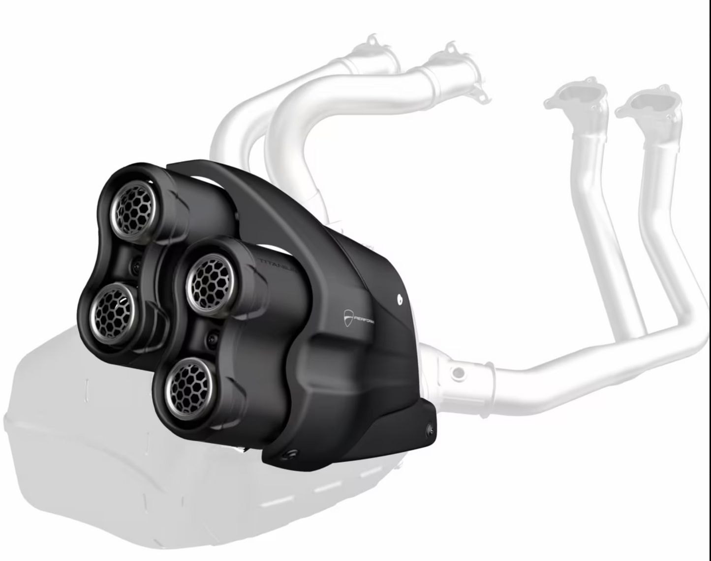 Silencer cover for DUCATI Diavel V4 2023 compliant exhaust 96482211AA Ducati Diavel V4 Akrapovic