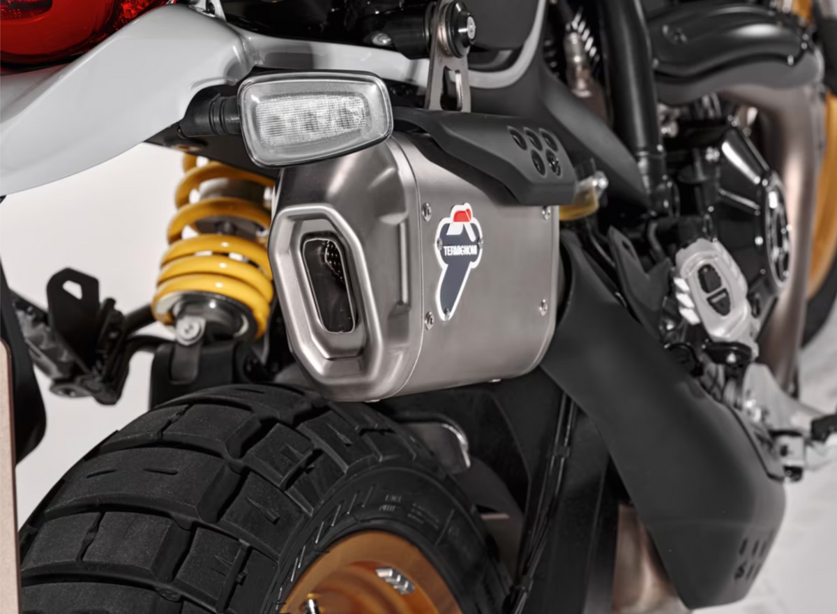 国内在庫あり DUCATI スクランブラー DESERT SLED ハイポジションサイレンサーキット Euro承認 96481231Cテルミニョーニ SCRAMBLER