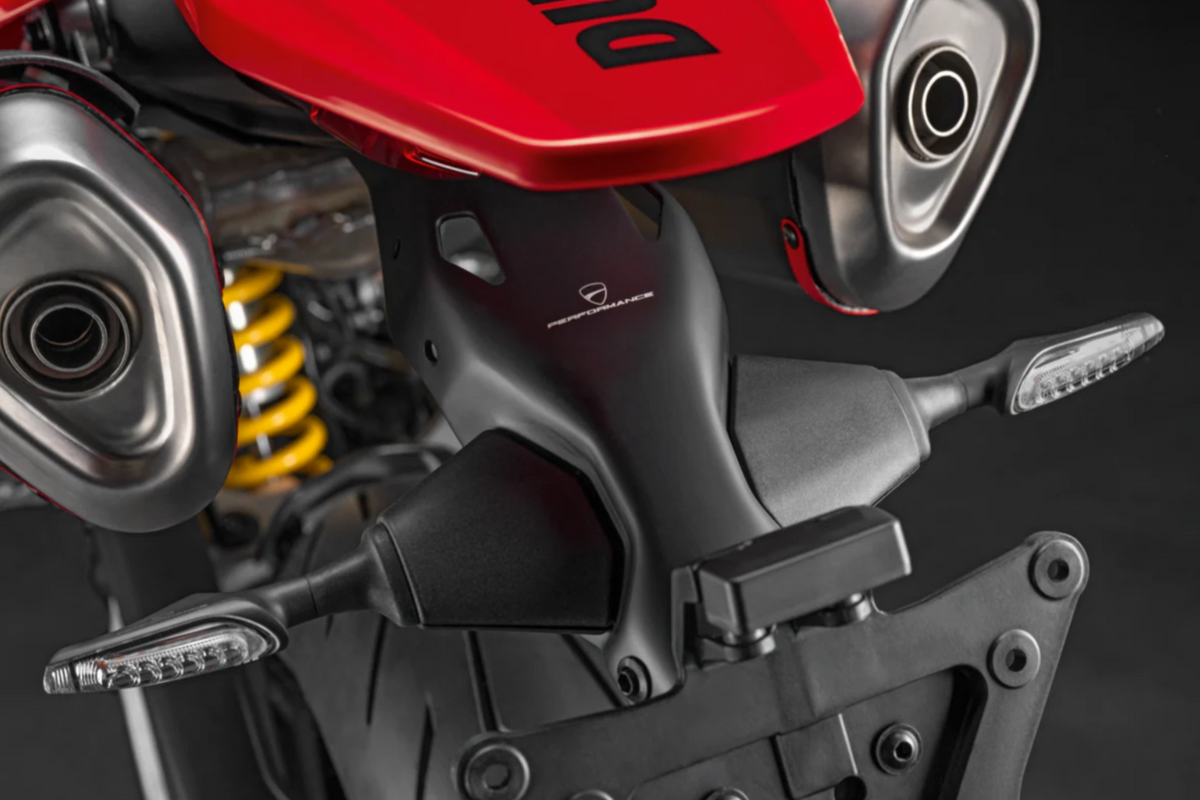 DUCATI HyperMotard 698 MONO Aluminum License Plate Holder Ducati Hypermotard 698 Mono 97382111AA DP Genuine