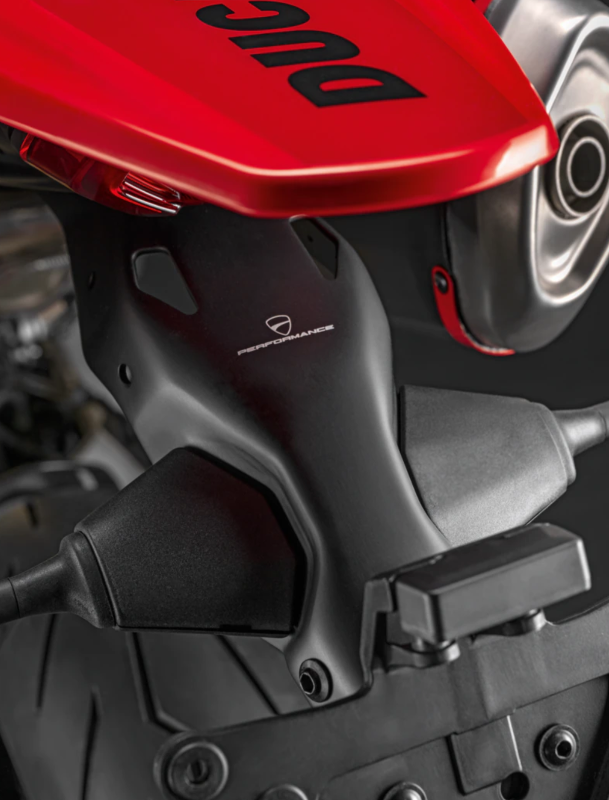 DUCATI HyperMotard 698 MONO Aluminum License Plate Holder Ducati Hypermotard 698 Mono 97382111AA DP Genuine
