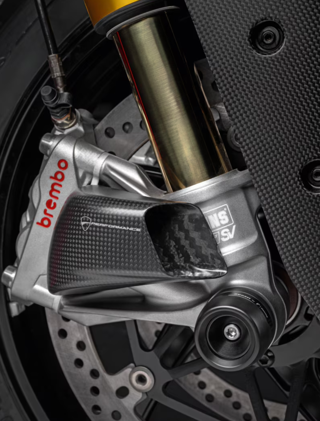 DUCATI 2025-2026 パニガーレV4 ブレーキ冷却用カーボンダクト ドゥカティ PanigaleV4 DP純正品 96981471BA