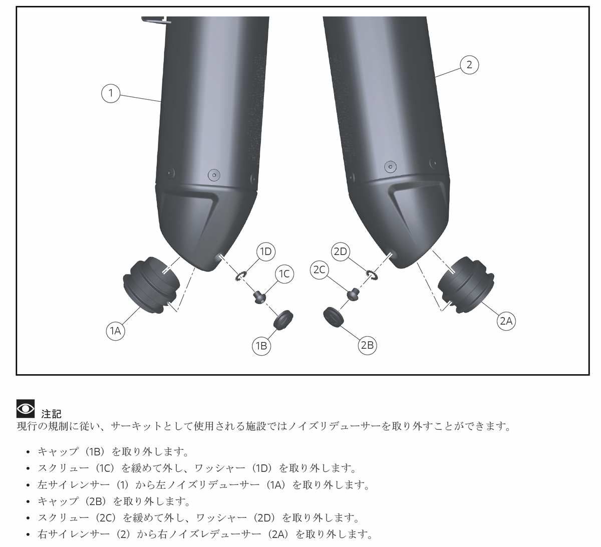 イタリア在庫あり 2025-2026 DUCATI パニガーレ V4 レーシングサイレンサー アクラポヴィッチ PanigaleV4 Akrapovic 96482341AA DP純正