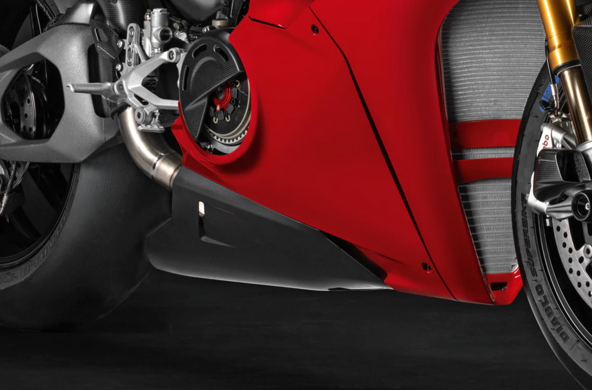 DUCATI 2025-2026 Panigale V4 レーシング ロアフェアリングset 97181321AA アクラポビッチ フルエキ / サイレンサー用 DP純正品
