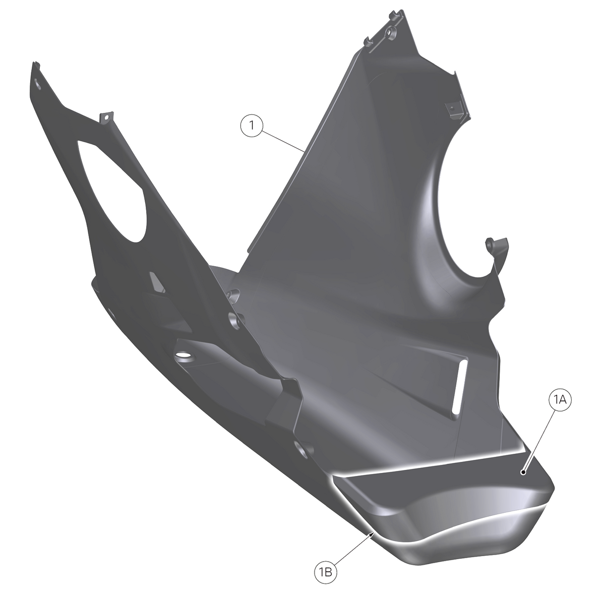 DUCATI 2025-2026 パニガーレ V4 レーシング アンダーフェアリング アクラポビッチ フルエキ / サイレンサー用 Panigale V4 96981931AA ドゥカティ 純正品