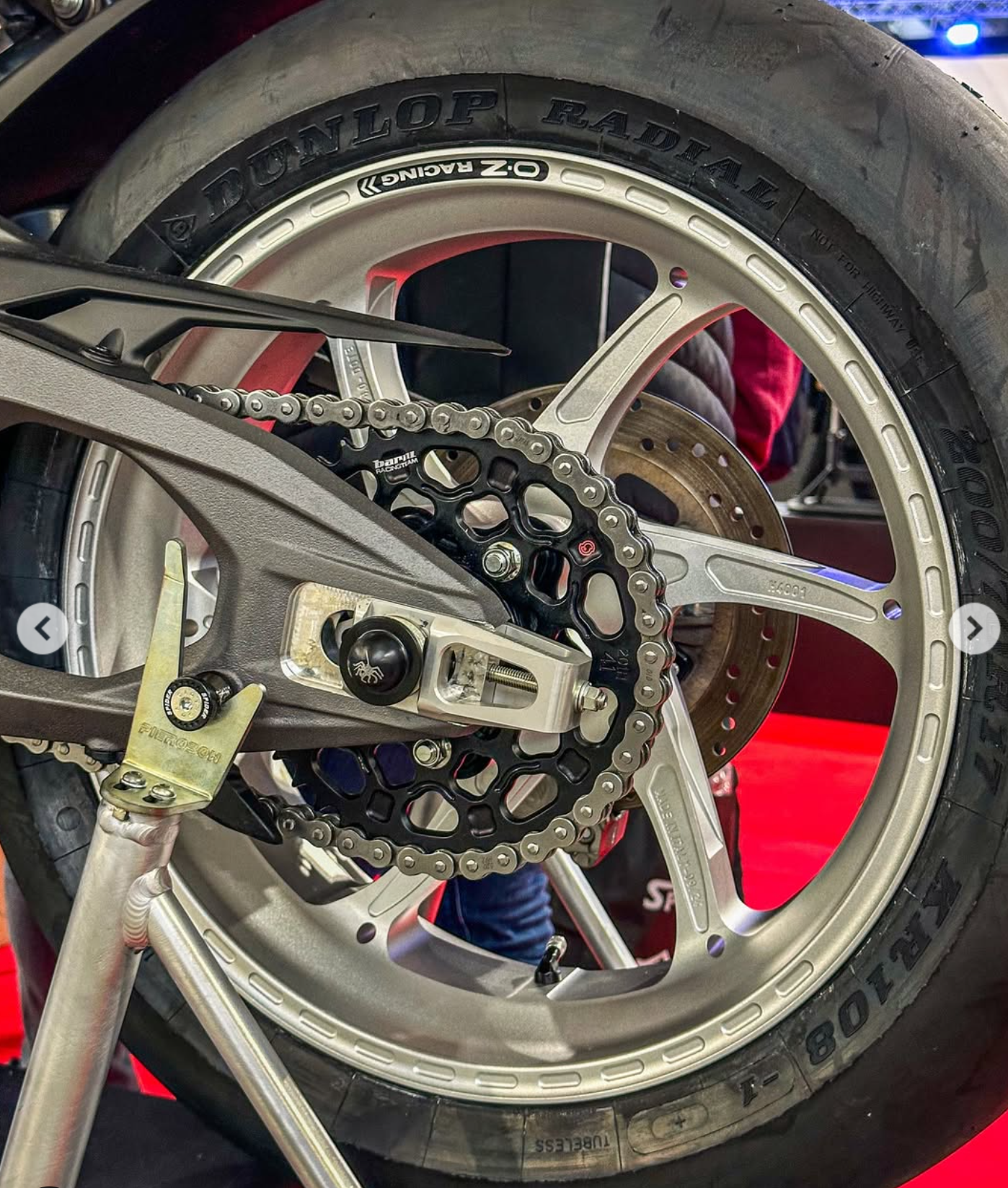 チタンイタリア在庫あり DUCATI 2025 PanigaleV4 鍛造ホイール set OZ-Racing GASS RS-A パニガーレ H3102DU35+H6332DU60