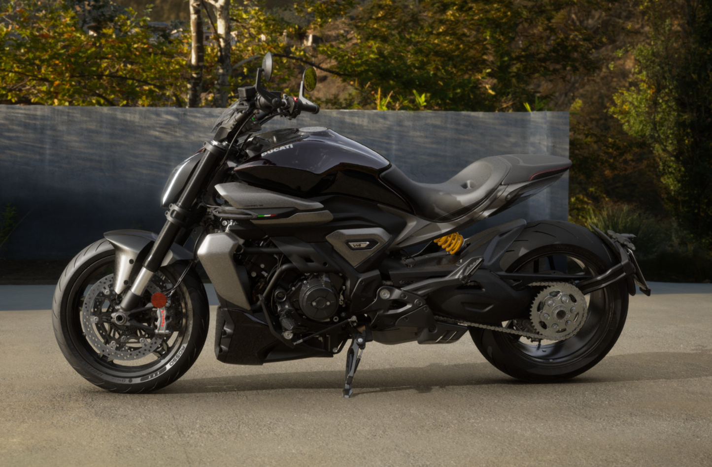 イタリア在庫あり DUCATI 2026 XDiavel V4 レーシングコンプリートエキゾースト 96482171BA ドゥカティ XディアベルV4 Akrapovic フルエキ サイレンサー