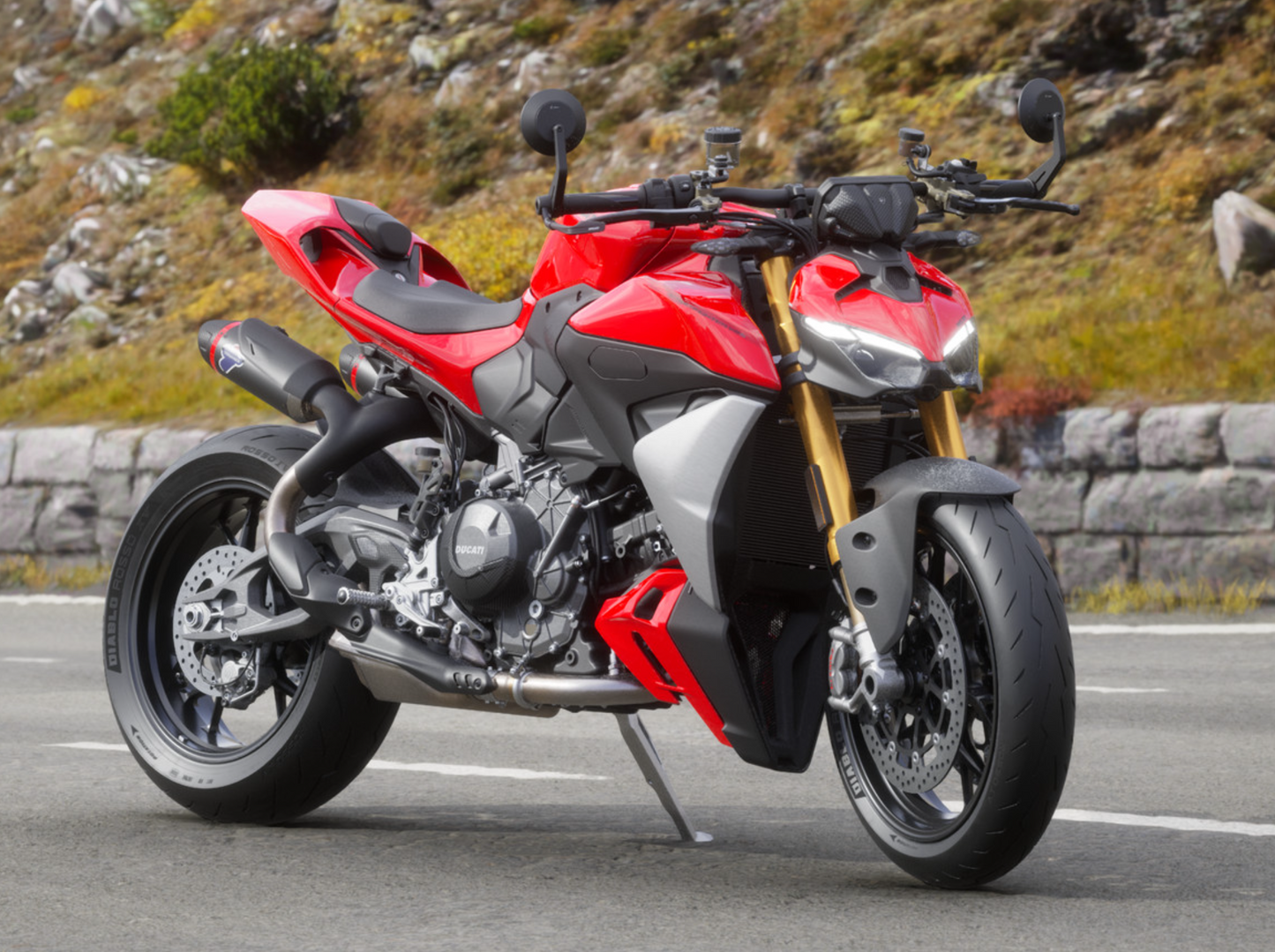 DUCATI 2025 PanigaleV2 チタン製エキゾースト スリップオン 96482472AA Euro5+承認 Termignoni 2025 パニガーレV2 テルミニョーニ DP製