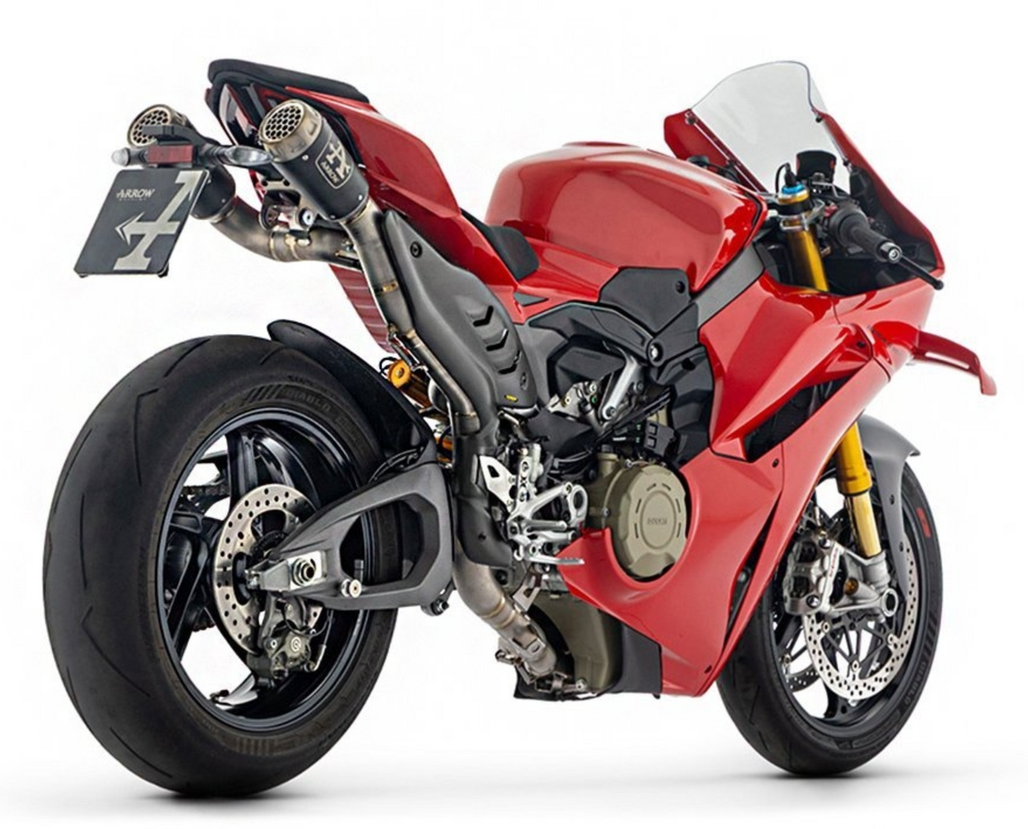 DUCATI 2025 PanigaleV4 ARROW 71253CP フルチタン フルエキサイレンサー パニガーレV4 ストリートファイターV4 アロー