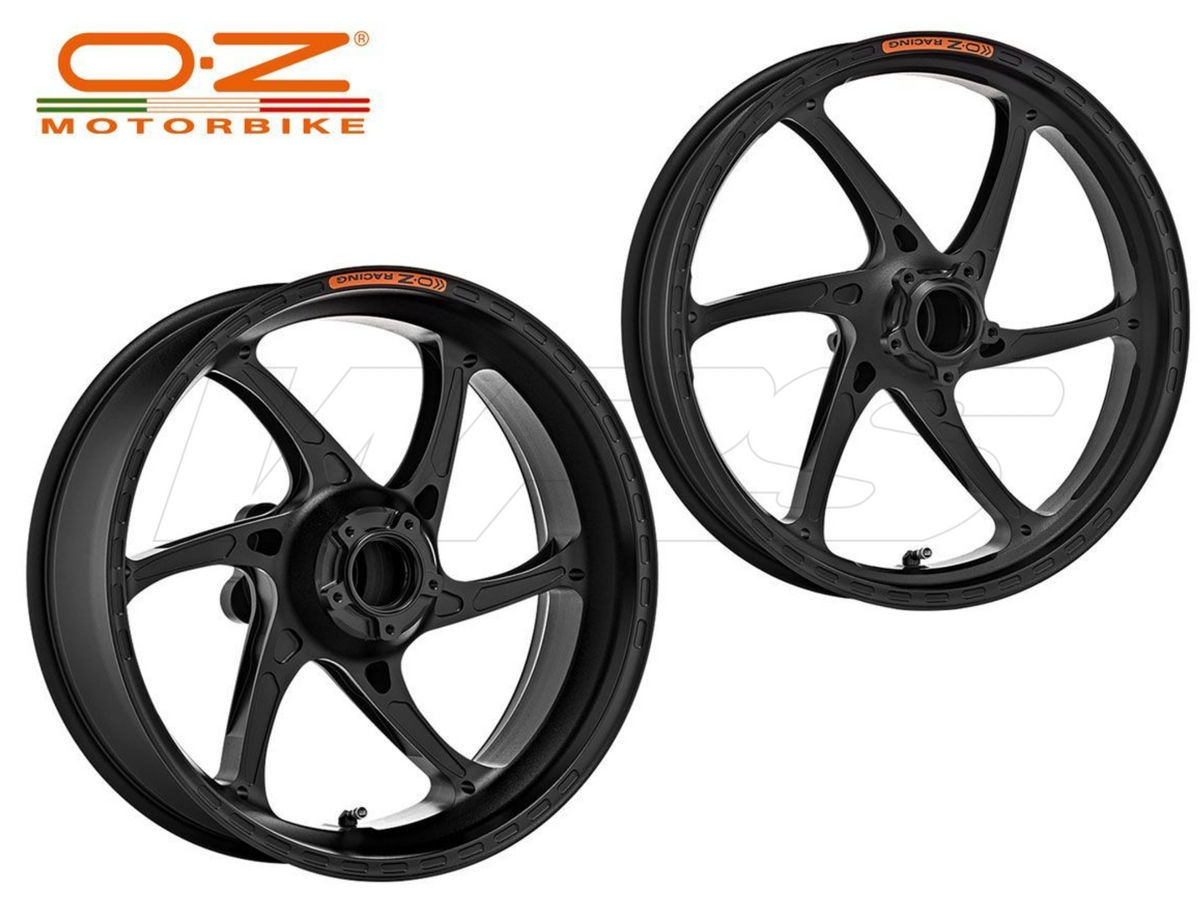 Titanium Italy in stock. DUCATI 2025-2026 Panigale V4 forged wheels set OZ-Racing GASS RS-A H3102DU35 + H6332DU60.
