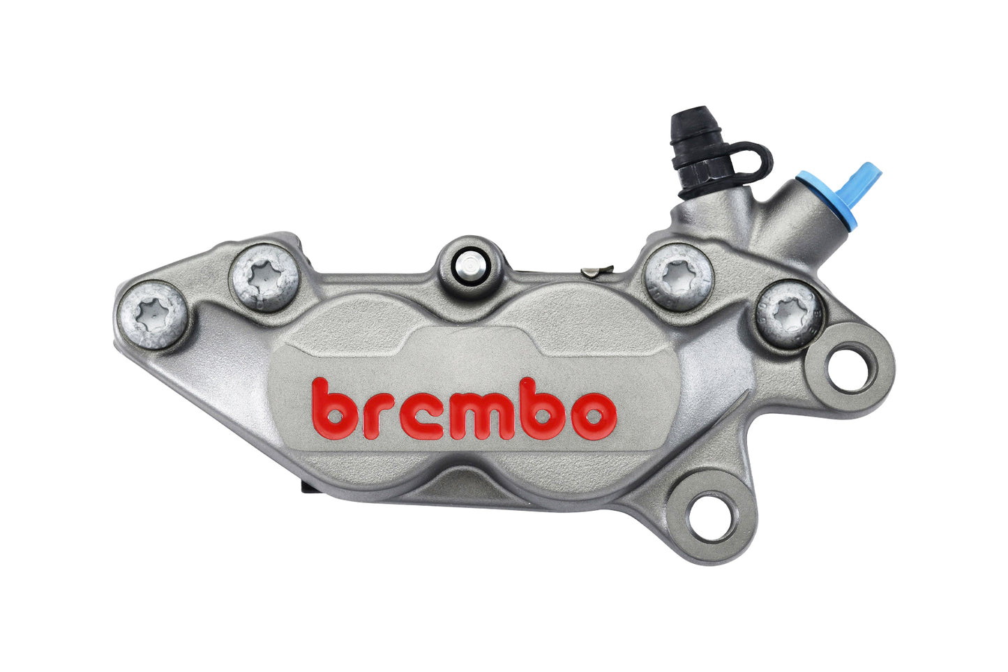 In stock brembo caliper aluminum piston left and right set br660 with pad titanium color red logo 20.5165.79 20.5165.89 Brembo genuine