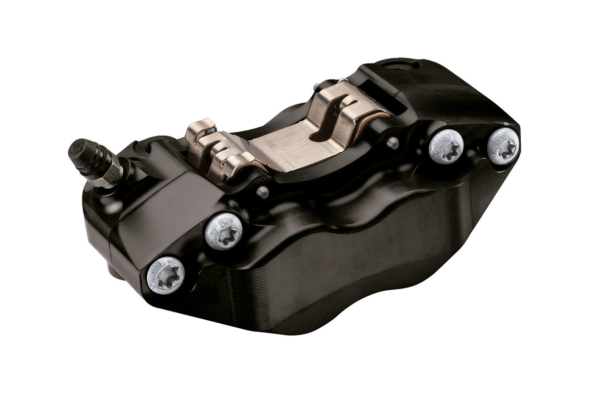 bremboレーシング HPK ラジアル P4 CNCキャリパー 100p ブラックアルマイト パッド付き 220.B473.30 ブレンボ純正品