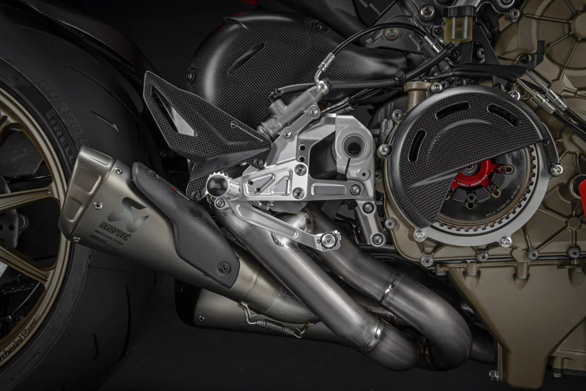 Italy stock DUCATI 2020-2022 Street Fighter V4 Full Exhaust Akrapovic 96481653AA Ducati DP Genuine Product Akrapovic