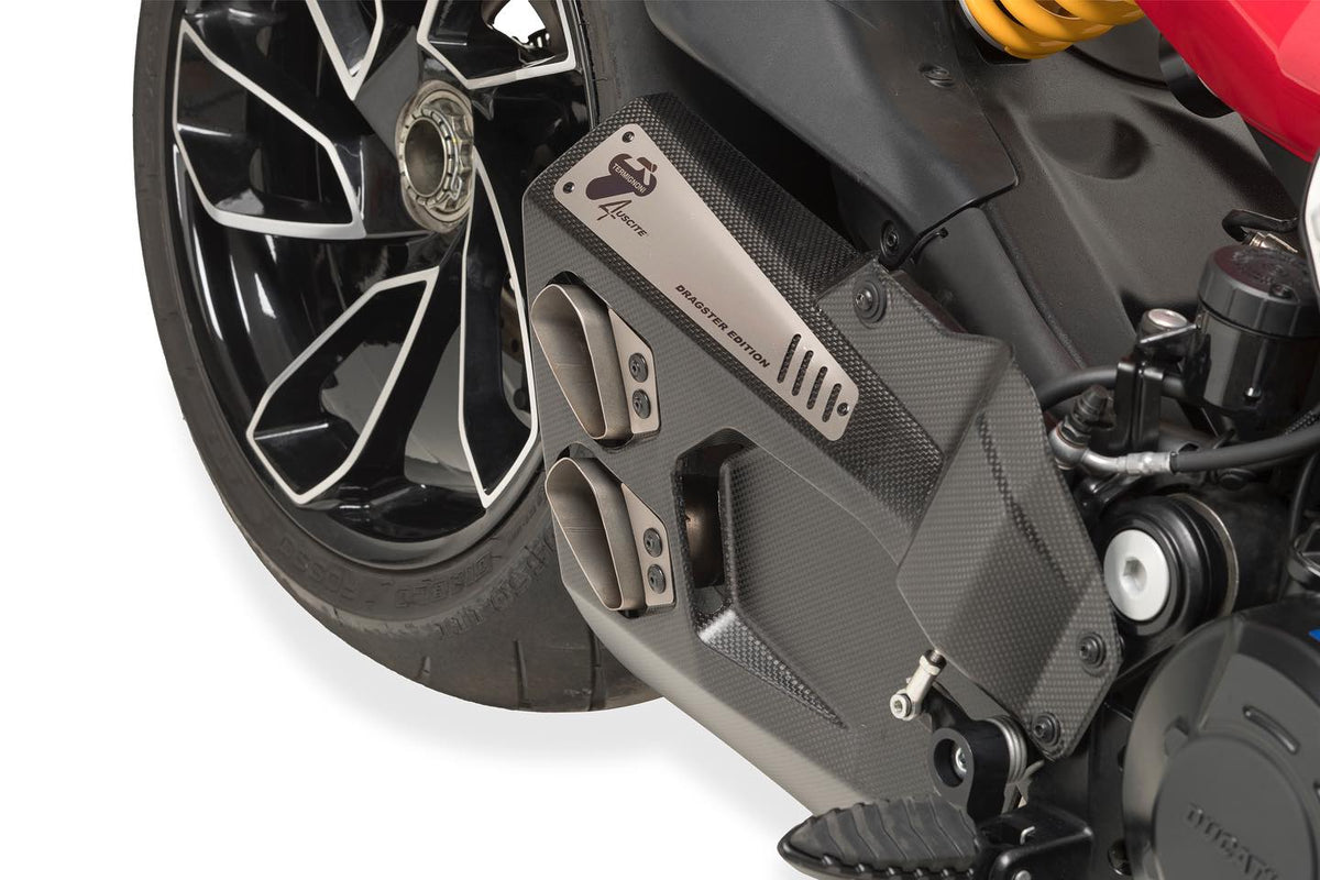 イタリア在庫あり テルミニョーニ DUCATI Diavel V4 レーシングエグゾースト サイレンサー D22209440ITI ドゥカティ ディアベルV4 Termignoni 4Uscite Dragster Edition