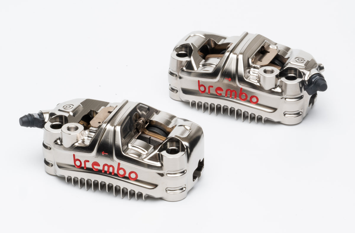 国内在庫あり brembo GP4-MS HPラジアル モノブロック CNCキャリパー 左右set ニッケルコート 108mmピッチ 220.D600.30 ブレンボ レーシング 220D60030
