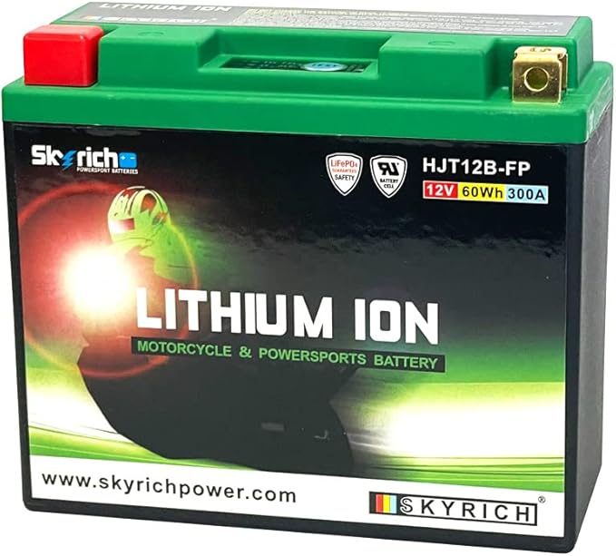 In stock in Japan Skyrich HJT12B-FP DUCATI Lithium-ion battery Skyrich genuine YT12B-BS YT14B-BS GT12B-4 GT14B-4 compatible LiFePo4 Ducati