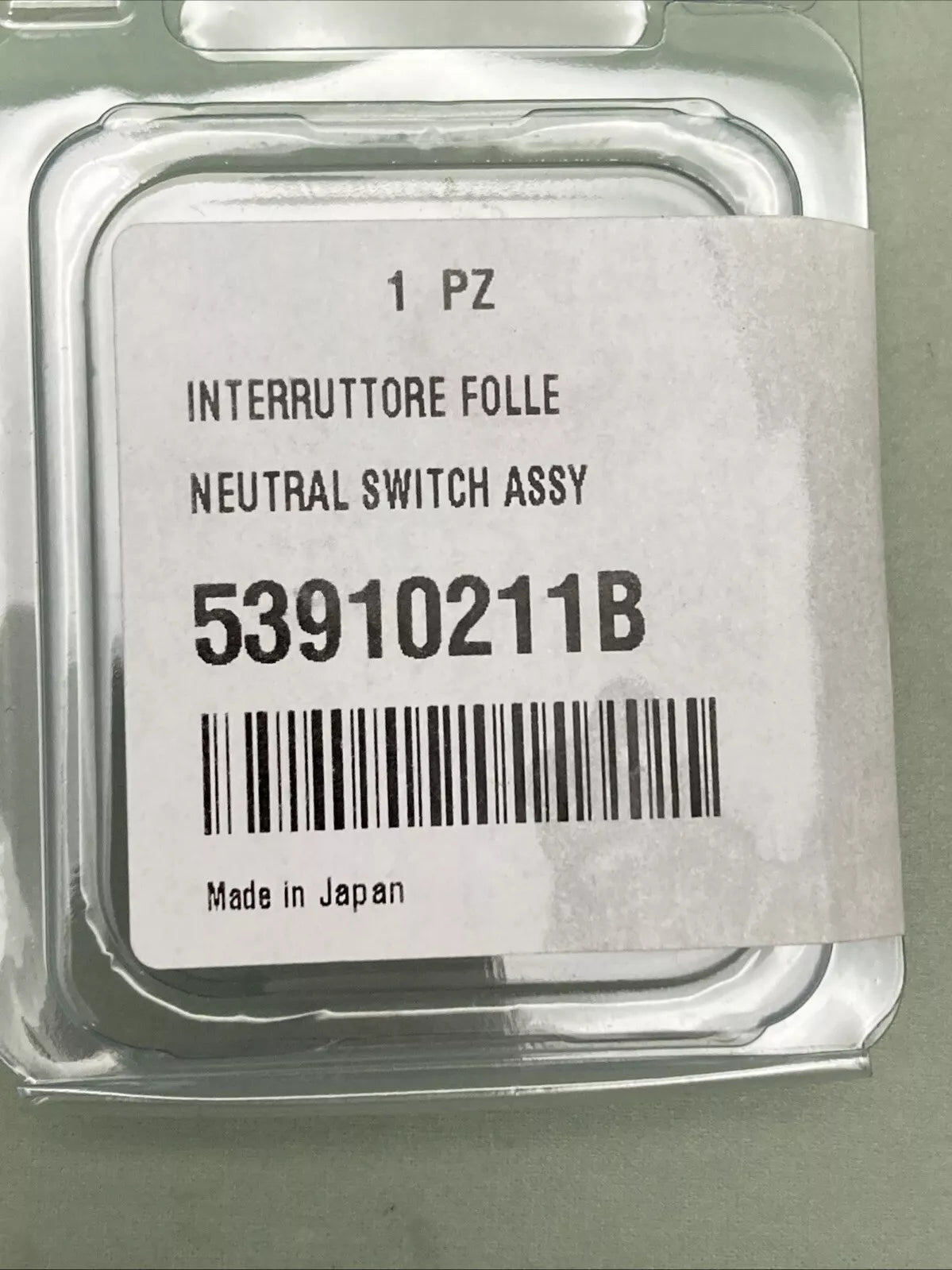 あすつく DUCATI 純正 ニュートラルスイッチ 53910211B+純正ガスケット DUCATI正規 純正品