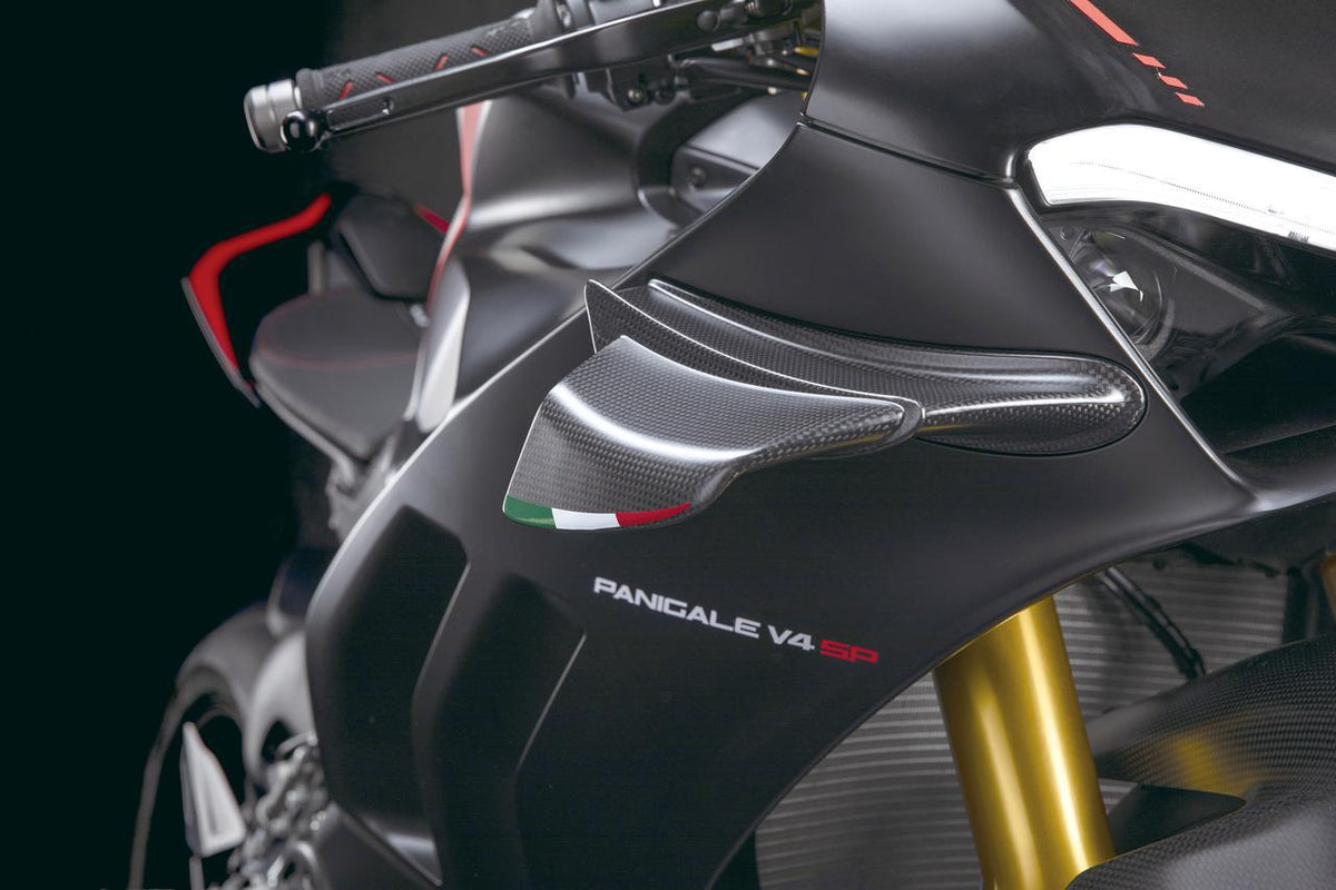 Next-Day Delivery DUCATI Panigale V4SP Italy Tricolore Sticker Winglet Ducati Panigale V4 Genuine Decal 1pc Right 4381E571A / Left 4381E581A