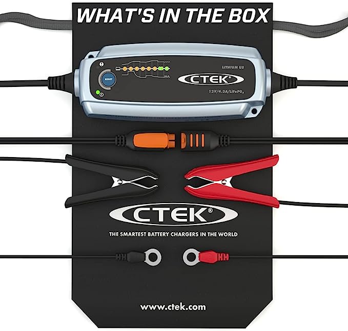 CTEK LITHIUM US 1年保証付 最新 リチウムバッテリーチャージャー&メンテナー 56-926 12V充電器 シーテック 日本語説明書付属