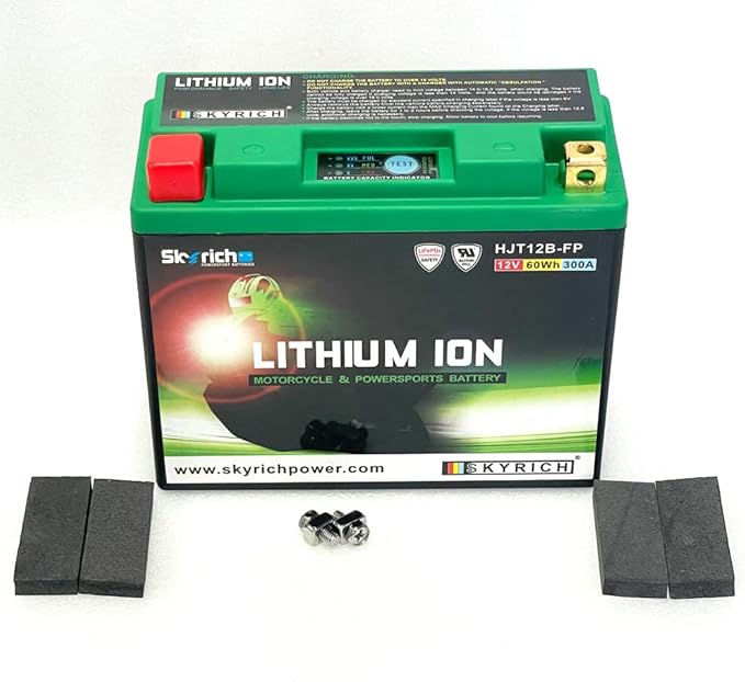 In stock in Japan Skyrich HJT12B-FP DUCATI Lithium-ion battery Skyrich genuine YT12B-BS YT14B-BS GT12B-4 GT14B-4 compatible LiFePo4 Ducati