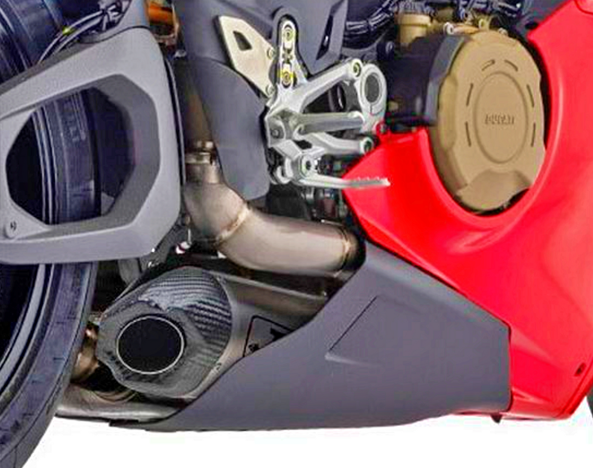 イタリア在庫あり DUCATI 2025-2026 PanigaleV4 ARROW 71163PK フルチタン スリップオンサイレンサー パニガーレV4 ストリートファイターV4 アロー