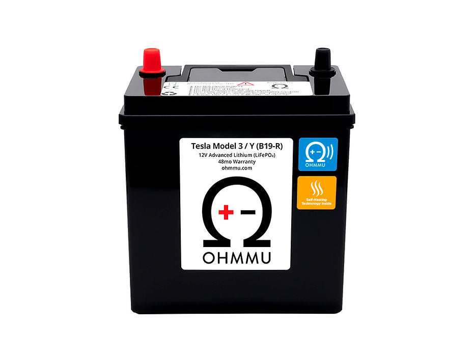 在庫あり Ohmmu テスラ 2019-2021年 モデル3 用 12V リチウム バッテリー for TESLA Model3 T12403-BH