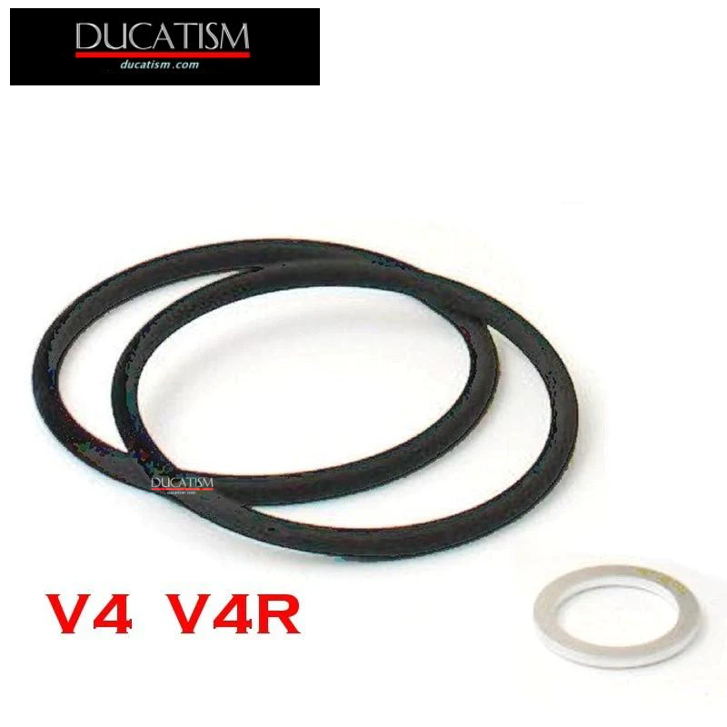 In stock DUCATI genuine Panigale V4/V4R oil filter 2 genuine O-rings + genuine drain washer set 88650761A + 85250541A PanigaleV4