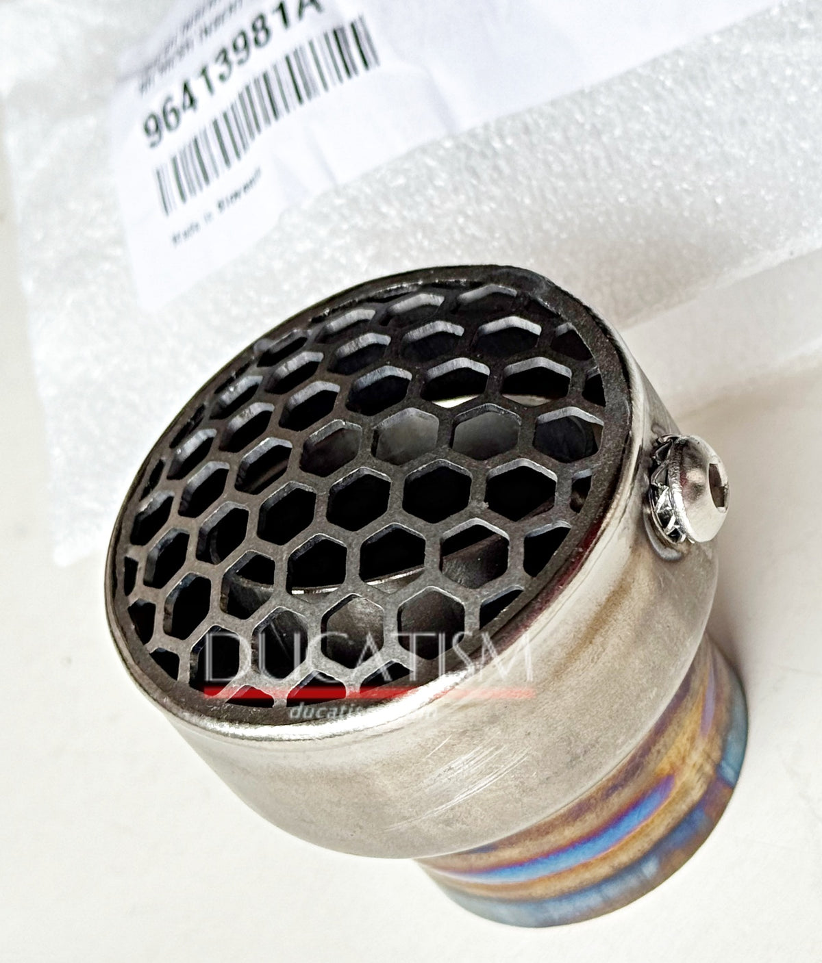 DUCATI StreetFighterV4 アクラポヴィッチ 用 サイレントバッフル 105 db キラー AKRAPOVIC ストリートファイターV4 96413981A 96413791A
