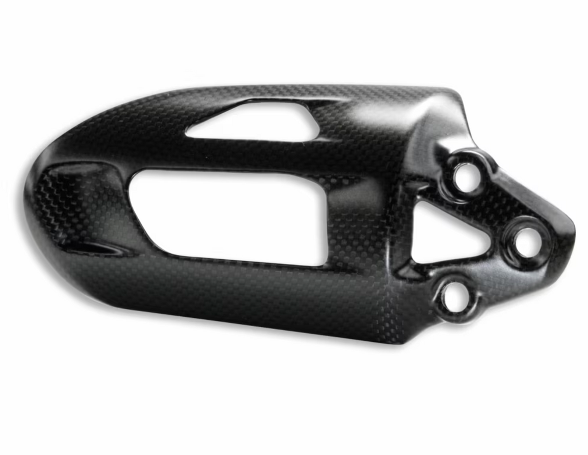 DUCATI Panigale V2/1299/1199/959/899 Carbon protection for rear monoshock absorber 96450711B Ducati PanigaleV2 1299 DP genuine