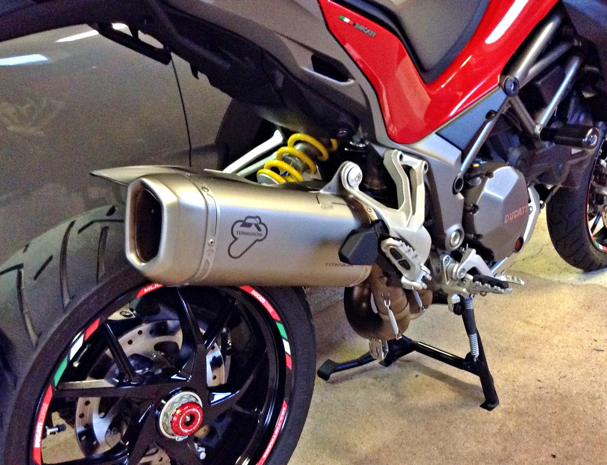 Italy in stock Termignoni MultiStrada 1200 Complete Exhaust Unit Titanium 96480701A Full Exhaust
