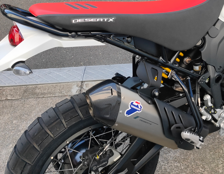 In stock in Italy DUCATI DesertX Euro5 standard compliant silencer 96482041AA 96482041BA Termignoni Ducati genuine Termignoni