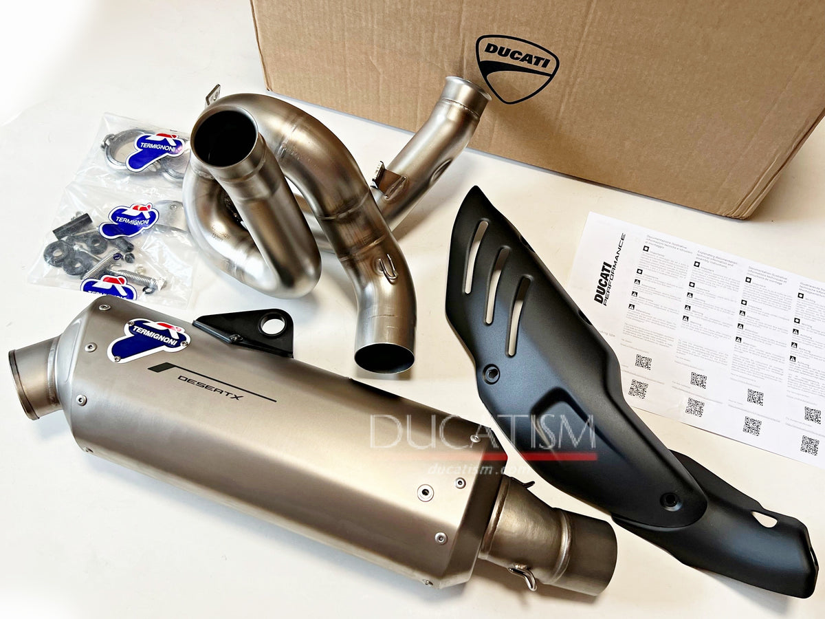 DUCATI DesertX レーシング サイレンサー 96482052AA テルミニョーニ ドゥカティ純正 デザートX用 Termignoni