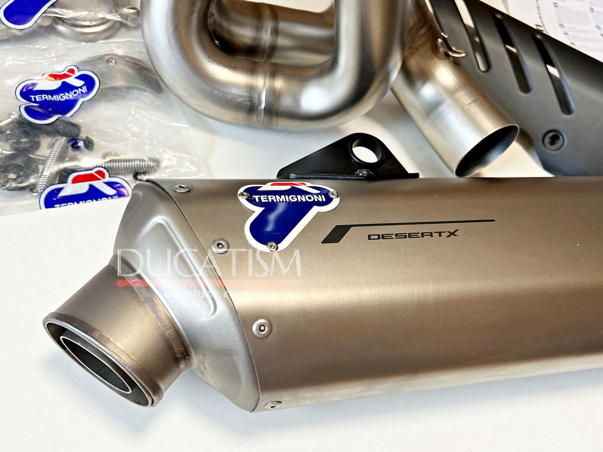 DUCATI DesertX レーシング サイレンサー 96482052AA テルミニョーニ ドゥカティ純正 デザートX用 Termignoni
