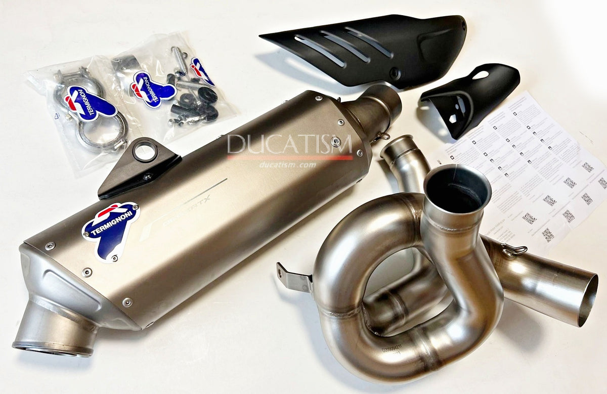 DUCATI DesertX レーシング サイレンサー 96482052AA テルミニョーニ ドゥカティ純正 デザートX用 Termignoni