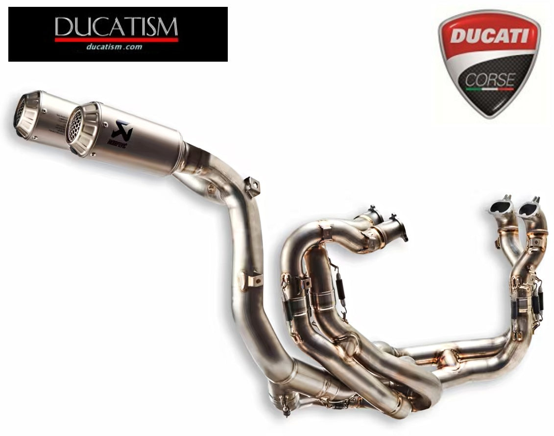 stock in Italy DUCATI Street Fighter V4/V4SP2 Titanium Full Exhaust Akrapovic StreetFighterV4 Akrapovic 96482251AA Ducati DP Genuine
