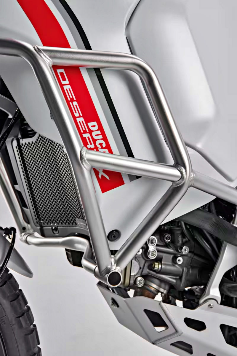 DUCATI DesertX 96781851BB Lスチールパイプ製エンジンガード ドゥカティ デザートX 96781851BA Bk 純正品