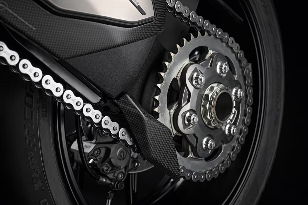 DUCATI Panigale V4 Swing Arm Carbon Chain Guard Fin StreetFighter V4 Ducati Panigale DUCATI Performance Genuine Genuine Product 96981281AA