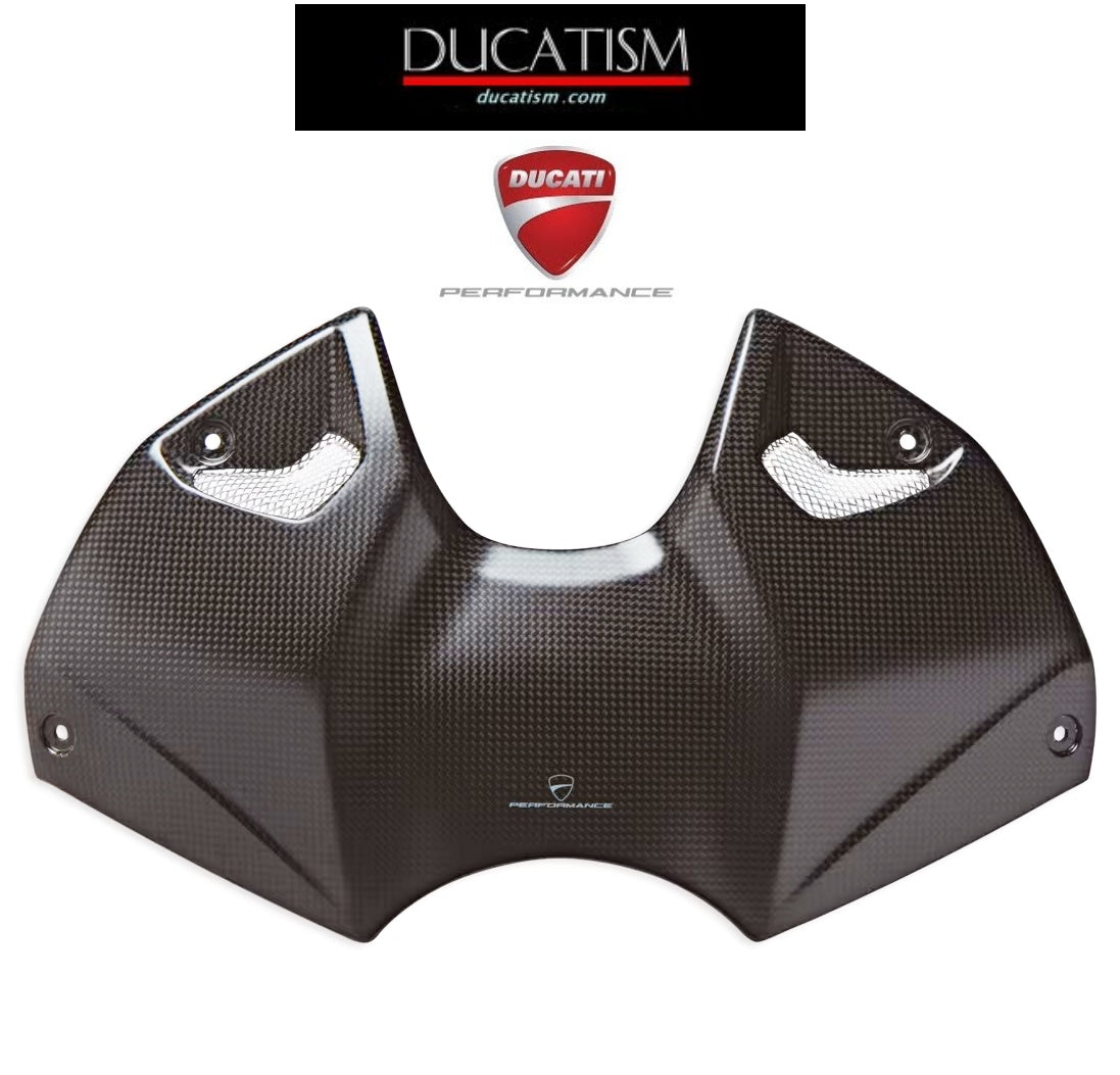 DUCATI ストリートファイター V4 2023-2024 カーボン製フューエルタンクカバー ドゥカティ StreetFighterV4 DP純正品 96981611AA