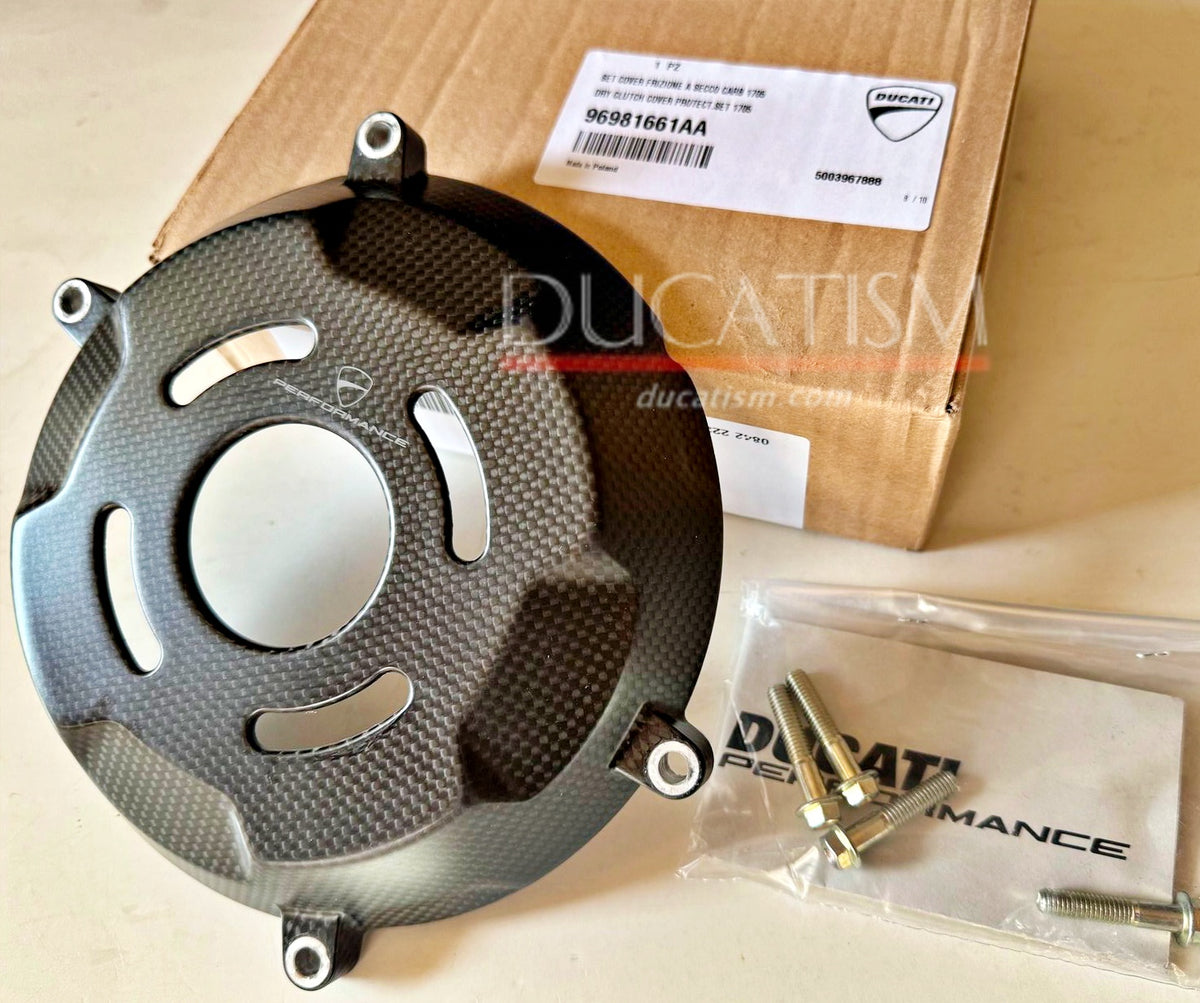 DUCATI パニガーレV4R 乾式クラッチカバー カーボン PanigaleV4 StreetFighterV4 MultistradaV4 96981661AA 2025