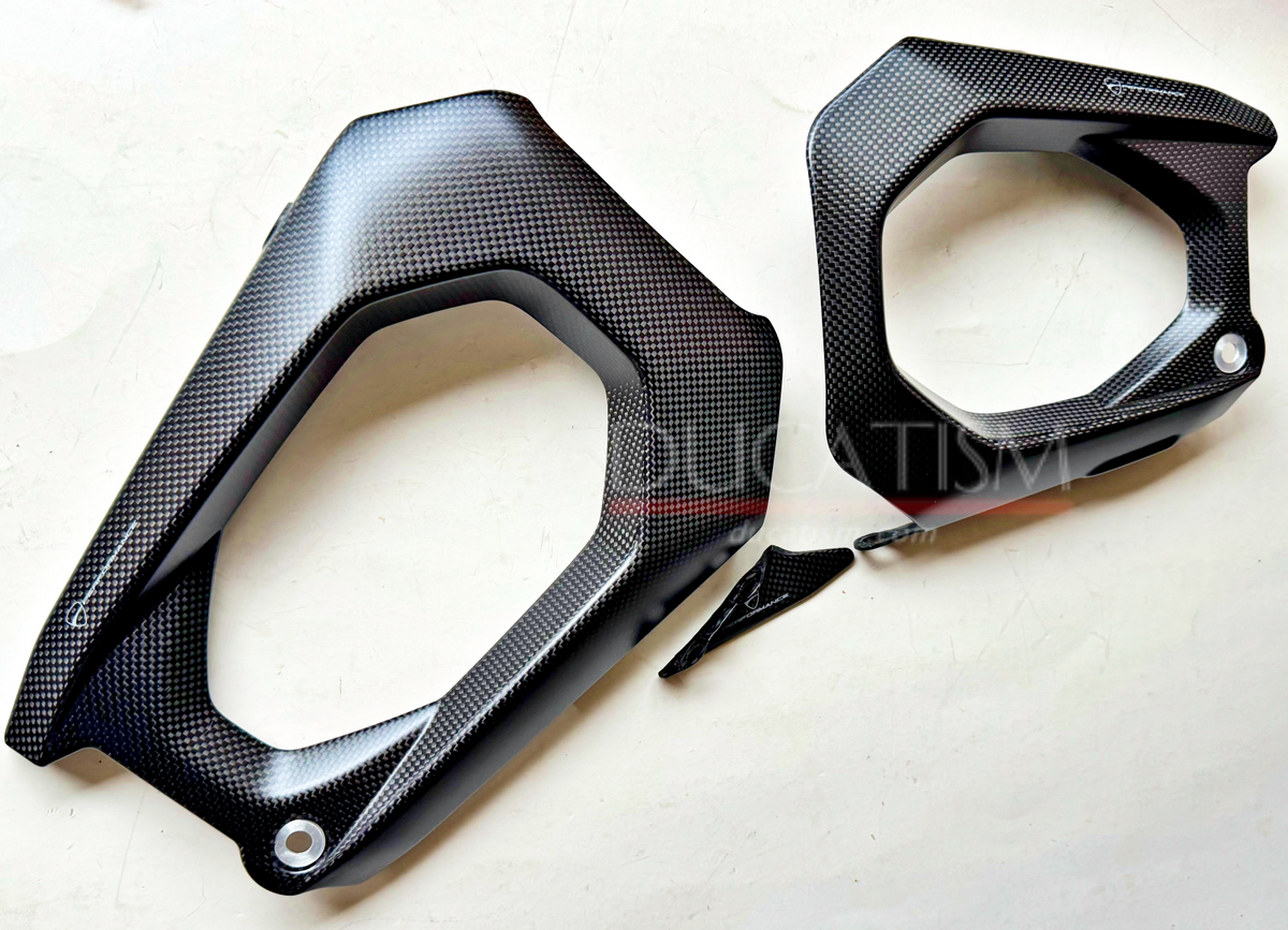 DUCATI 2025-2026 Panigale V4 Swingarm Carbon Fiber Protector (Part Number 96981811AA) for 2026 V4R, SFV4, and DP.