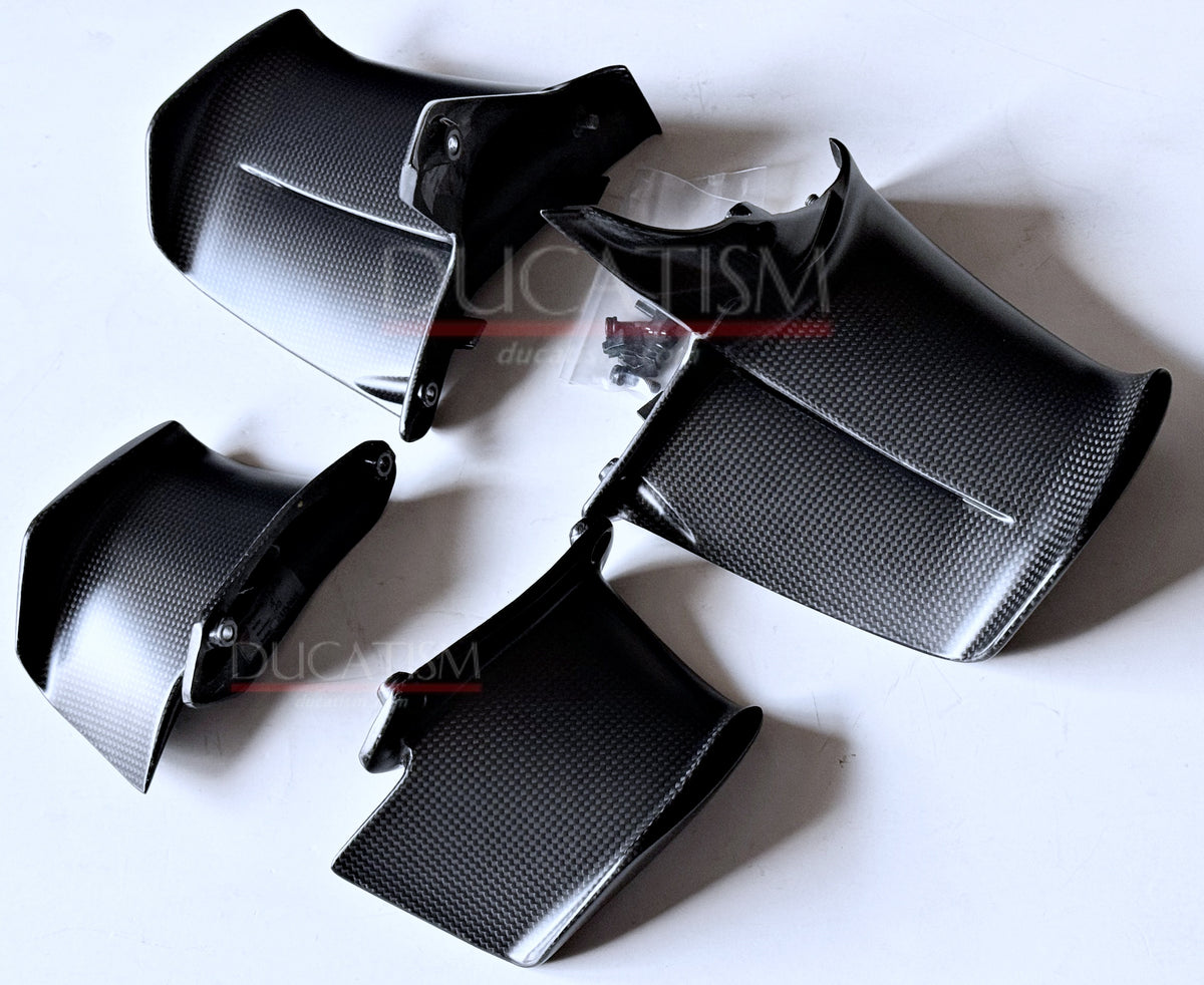 DUCATI 2025-2026 StreetFighter V4 Carbon Fiber Wing Set (Part Number 96982121AA) - Genuine DP Part