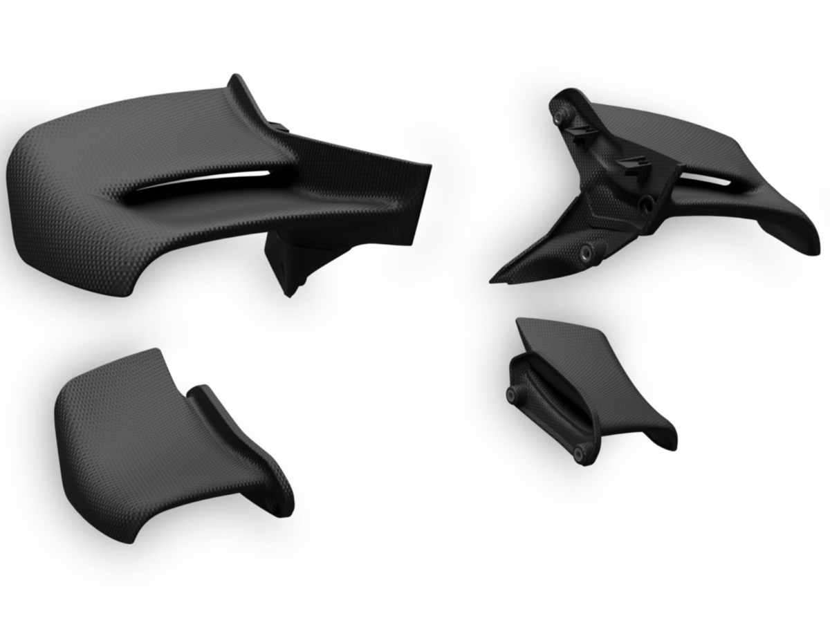 DUCATI 2025-2026 StreetFighter V4 Carbon Fiber Wing Set (Part Number 96982121AA) - Genuine DP Part