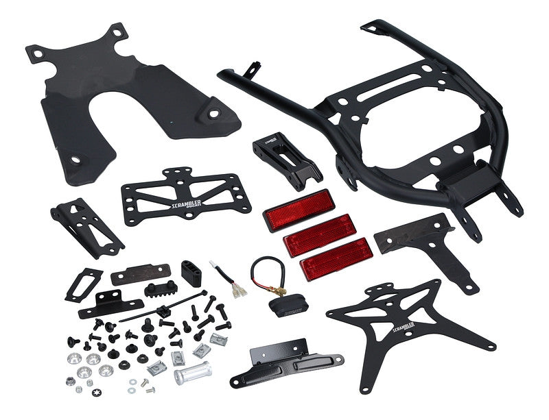 DUCATI 2016-2021 Scrambler 400-800 Aluminum License Plate Holder Ducati Scrambler 97380212A DP Genuine