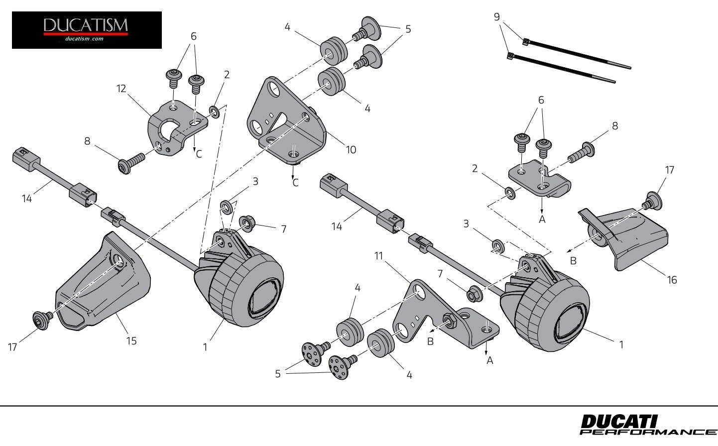 DUCATI MultiStradaV4 Enduro アクセサリーパッケージ 97981282AB ドゥカティ ムルティストラーダV4 エンデューロ DP純正品